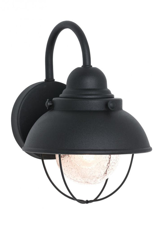 Generation Lighting Sebring Small One Light Outdoor Wall Lantern Black