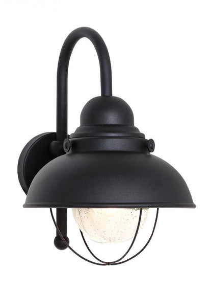 Generation Lighting Sebring Large One Light Outdoor Wall Lantern Black