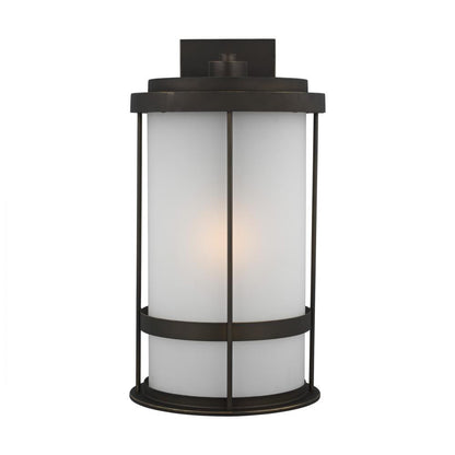Generation Lighting Wilburn Extra Large One Light Outdoor Wall Lante Antique Bronze