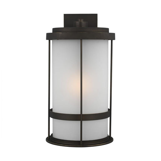 Generation Lighting Wilburn Extra Large One Light Outdoor Wall Lante Antique Bronze