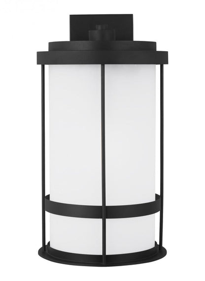 Generation Lighting Wilburn Extra Large One Light Outdoor Wall Lante Black