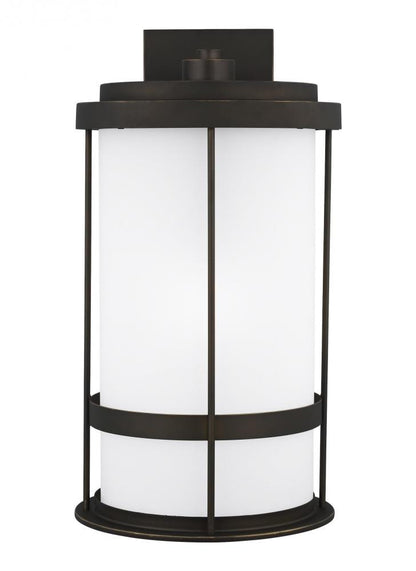Generation Lighting Wilburn Extra Large One Light Outdoor Wall Lante Antique Bronze