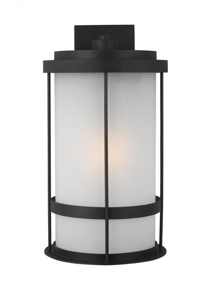 Generation Lighting Wilburn Extra Large One Light Outdoor Wall Lante Black