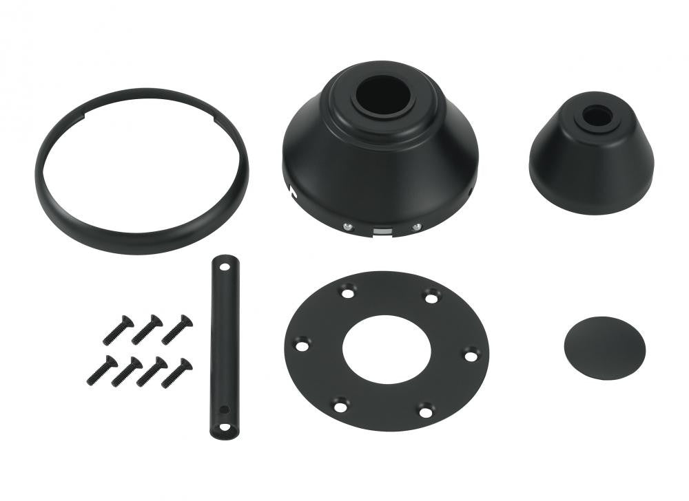 Visual Comfort Fan Maverick 88-in Fan Finish Kit Matte Black