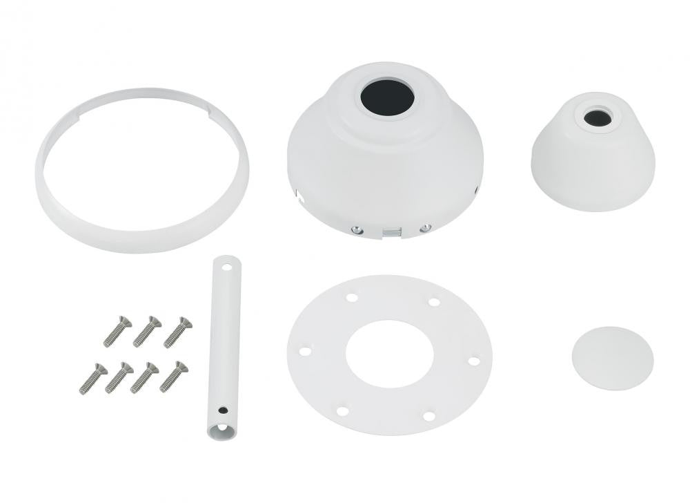 Visual Comfort Fan Maverick 88-in Fan Finish Kit Matte White
