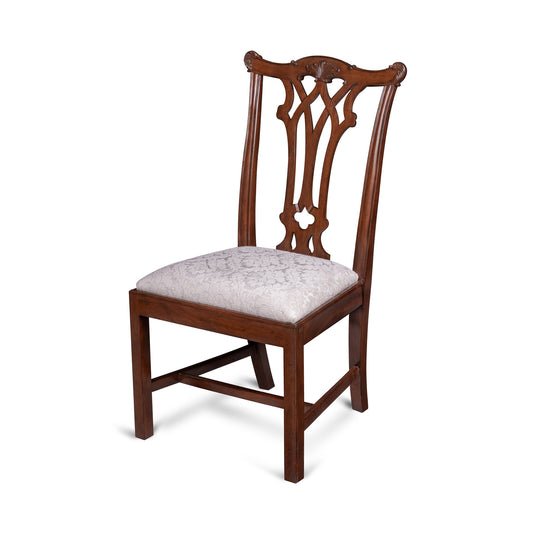Maitland-Smith Camden Side Chair in Mahogany