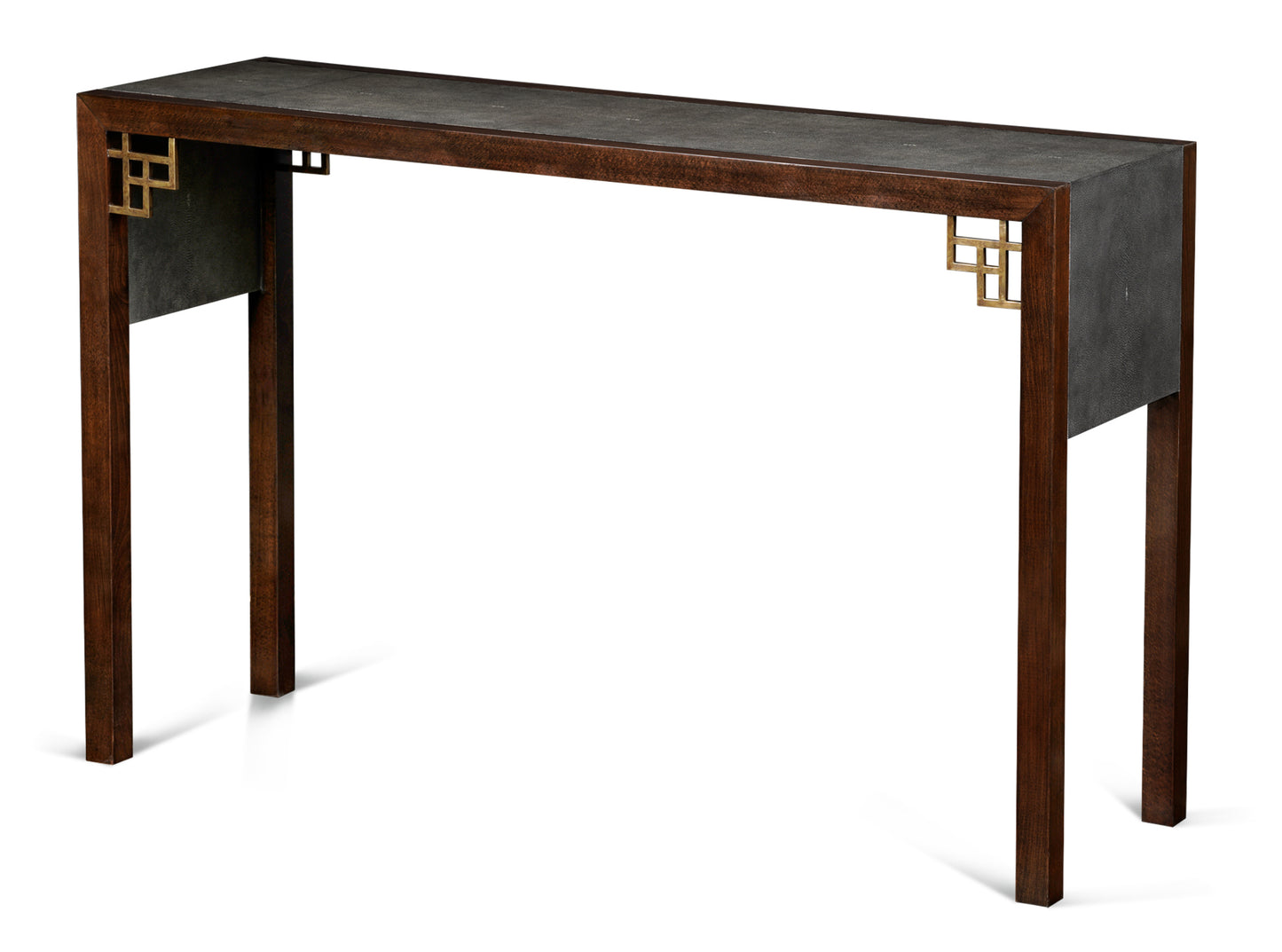 Maitland-Smith Lin Console Table in Brass