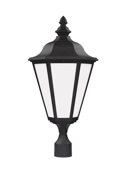 Generation Lighting Brentwood One Light Outdoor Post Lantern Black