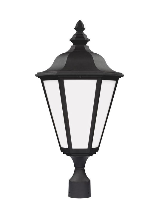 Generation Lighting Brentwood One Light Outdoor Post Lantern Black