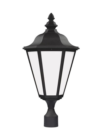 Generation Lighting Brentwood One Light Outdoor Post Lantern Black