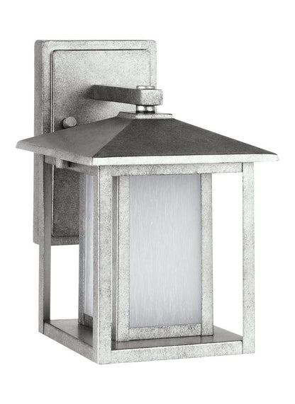 Generation Lighting Hunnington Small LED Outdoor Wall Lantern Weathered Pewter