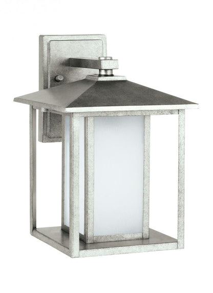 Generation Lighting Hunnington One Light Outdoor Wall Lantern Weathered Pewter