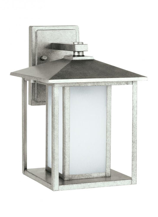 Generation Lighting Hunnington One Light Outdoor Wall Lantern Weathered Pewter