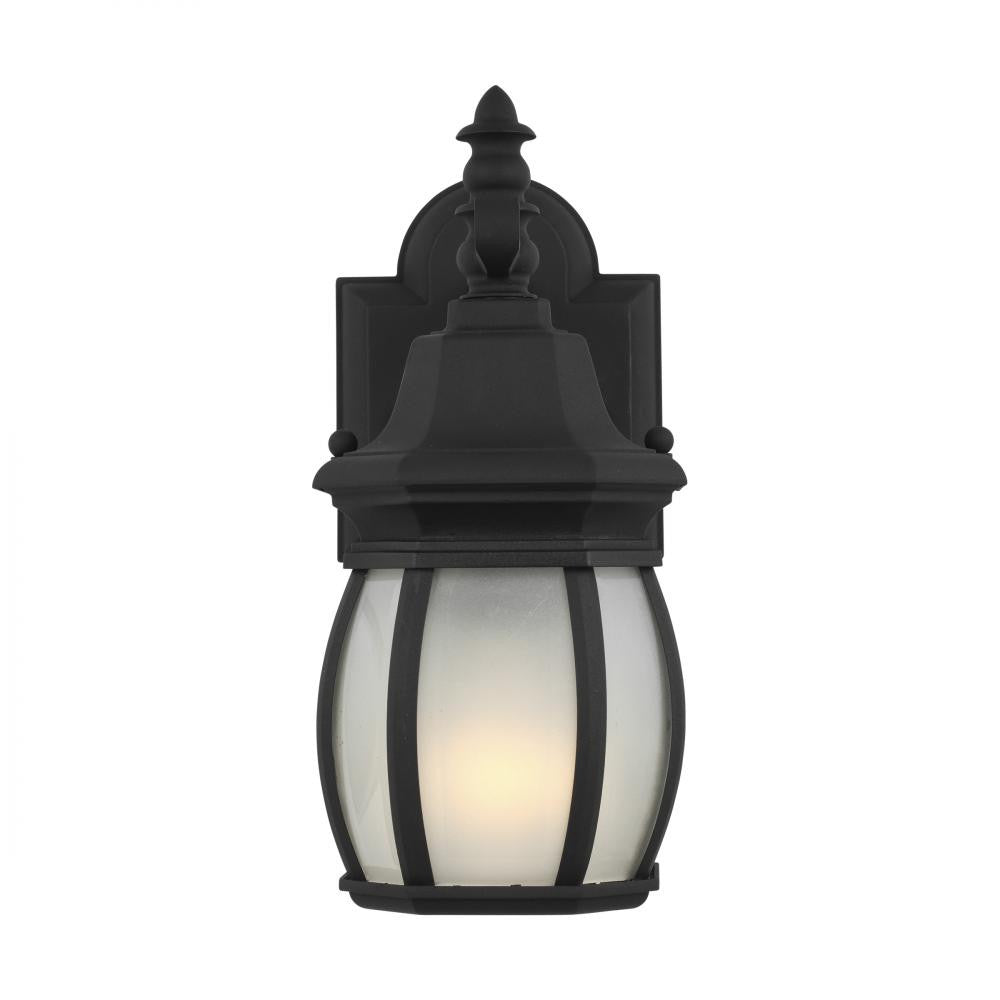 Generation Lighting Wynfield Small One Light Outdoor Wall Lantern Black