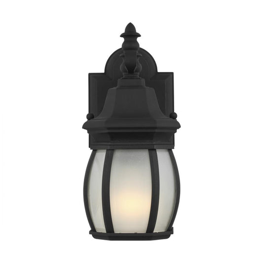 Generation Lighting Wynfield Small One Light Outdoor Wall Lantern Black