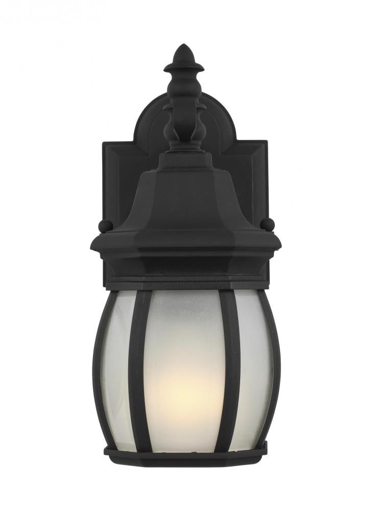 Generation Lighting Wynfield Small One Light Outdoor Wall Lantern Black