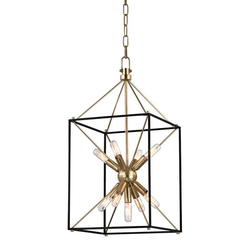 Hudson Valley Glendale Pendant Antique Brass