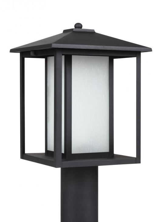 Generation Lighting Hunnington One Light Outdoor Post Lantern Black