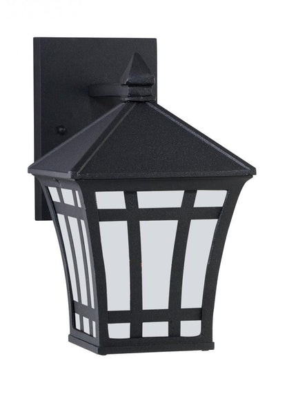 Generation Lighting Herrington One Light Outdoor Wall Lantern Black