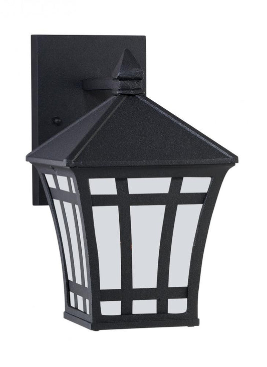 Generation Lighting Herrington One Light Outdoor Wall Lantern Black