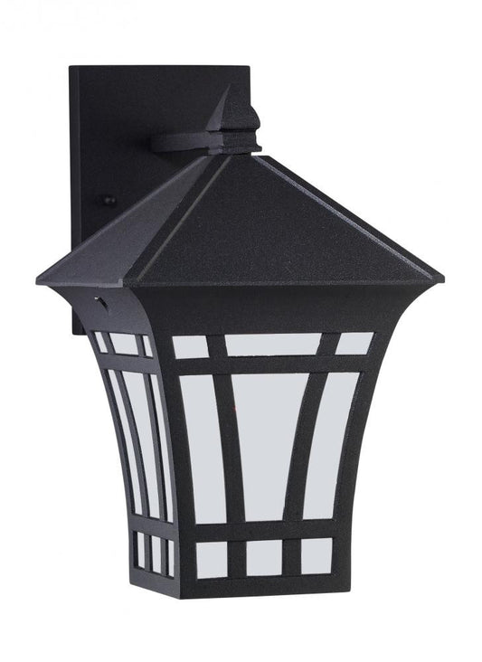 Generation Lighting Herrington One Light Outdoor Wall Lantern Black