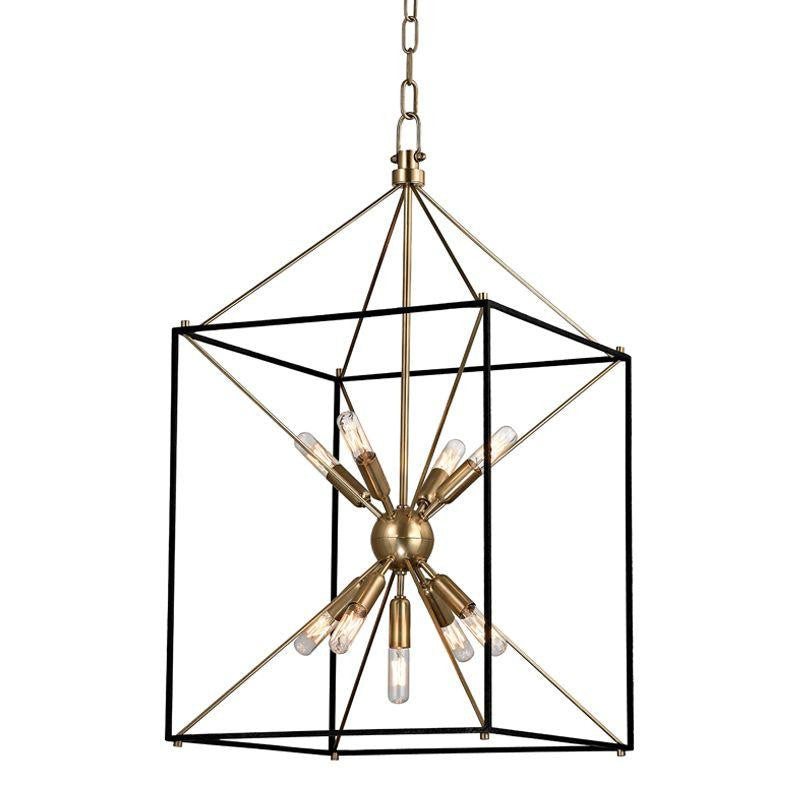 Hudson Valley Glendale Pendant Antique Brass