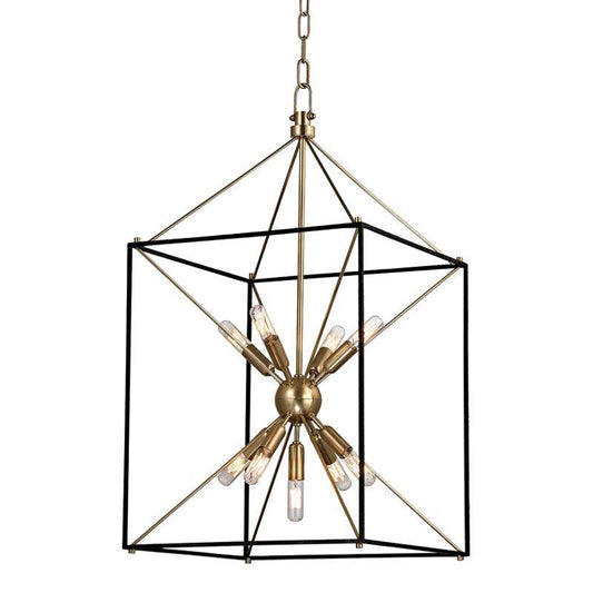 Hudson Valley Glendale Pendant Antique Brass