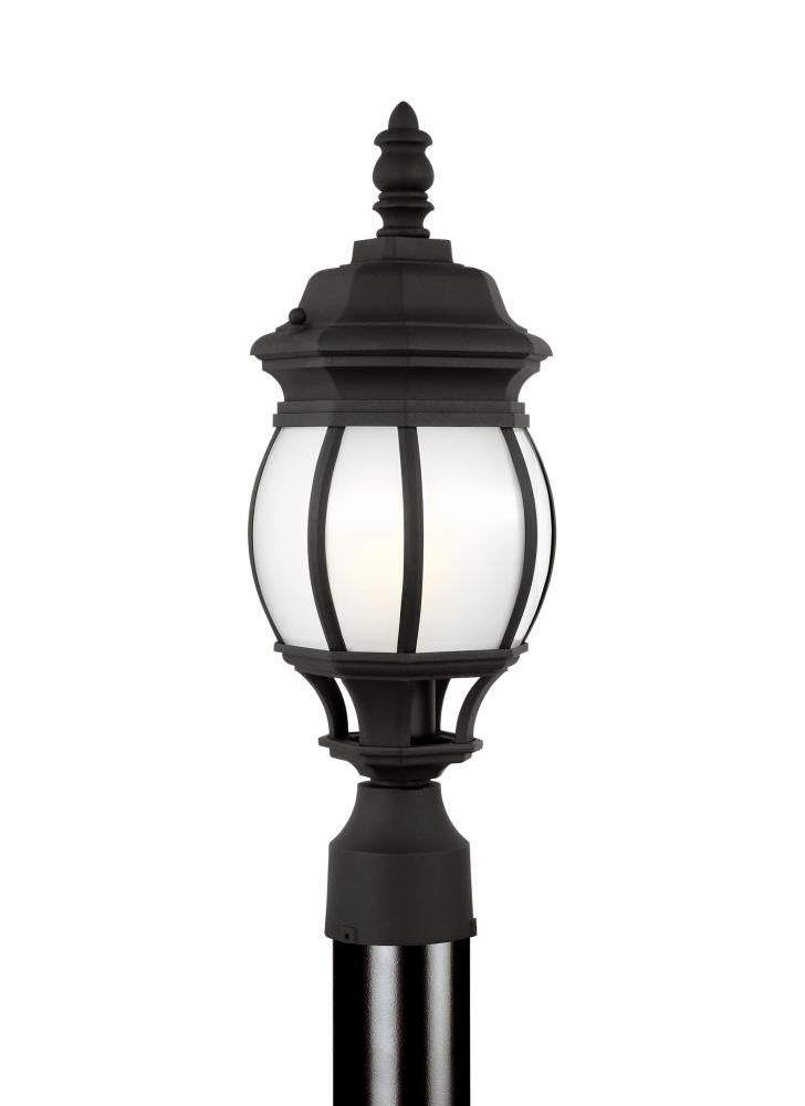 Generation Lighting Wynfield Small One Light Outdoor Post Lantern Black