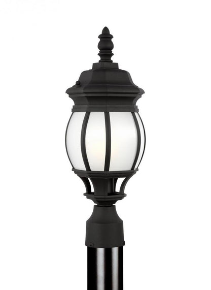 Generation Lighting Wynfield Small One Light Outdoor Post Lantern Black