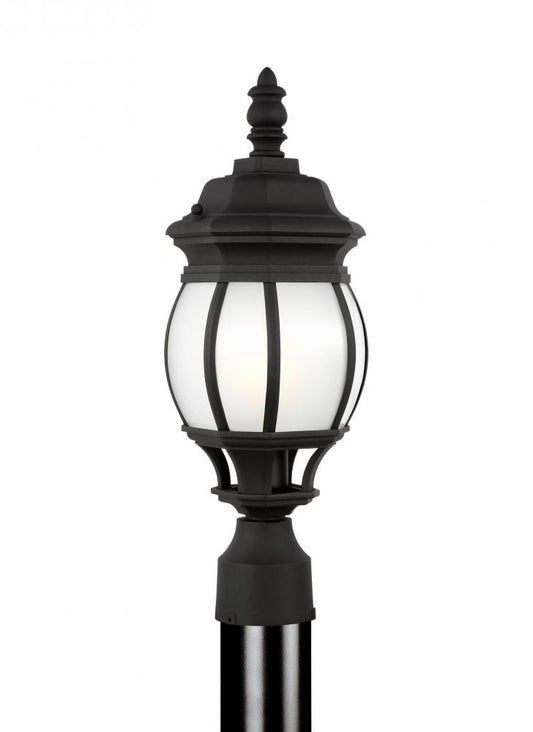 Generation Lighting Wynfield Small One Light Outdoor Post Lantern Black