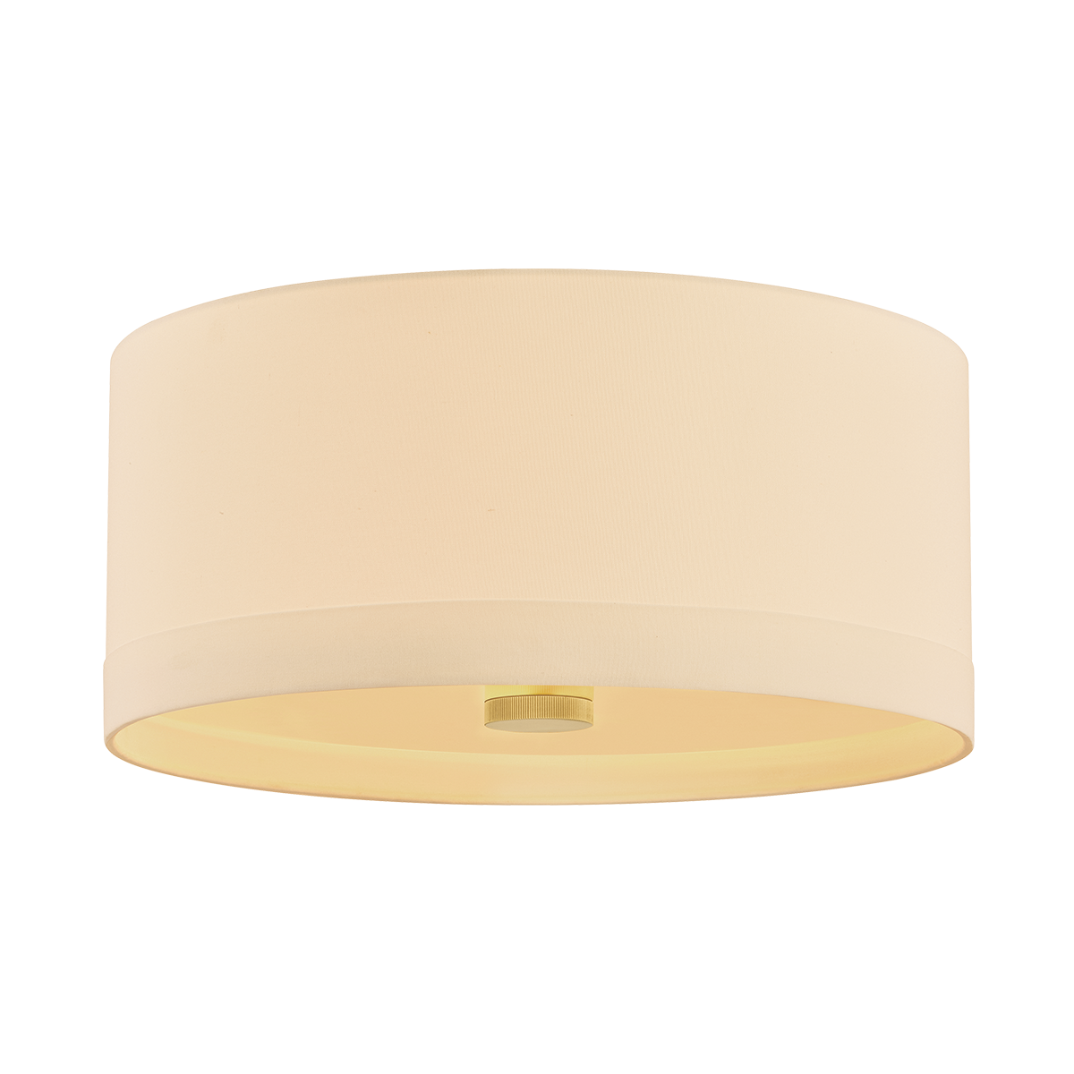 Hudson Valley Ashland 4-Light Flush Mount Aged Brass
