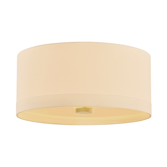 Hudson Valley Ashland 4-Light Flush Mount Aged Brass