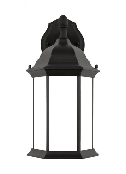 Generation Lighting Sevier Medium One Light Downlight Outdoor Wall L Black