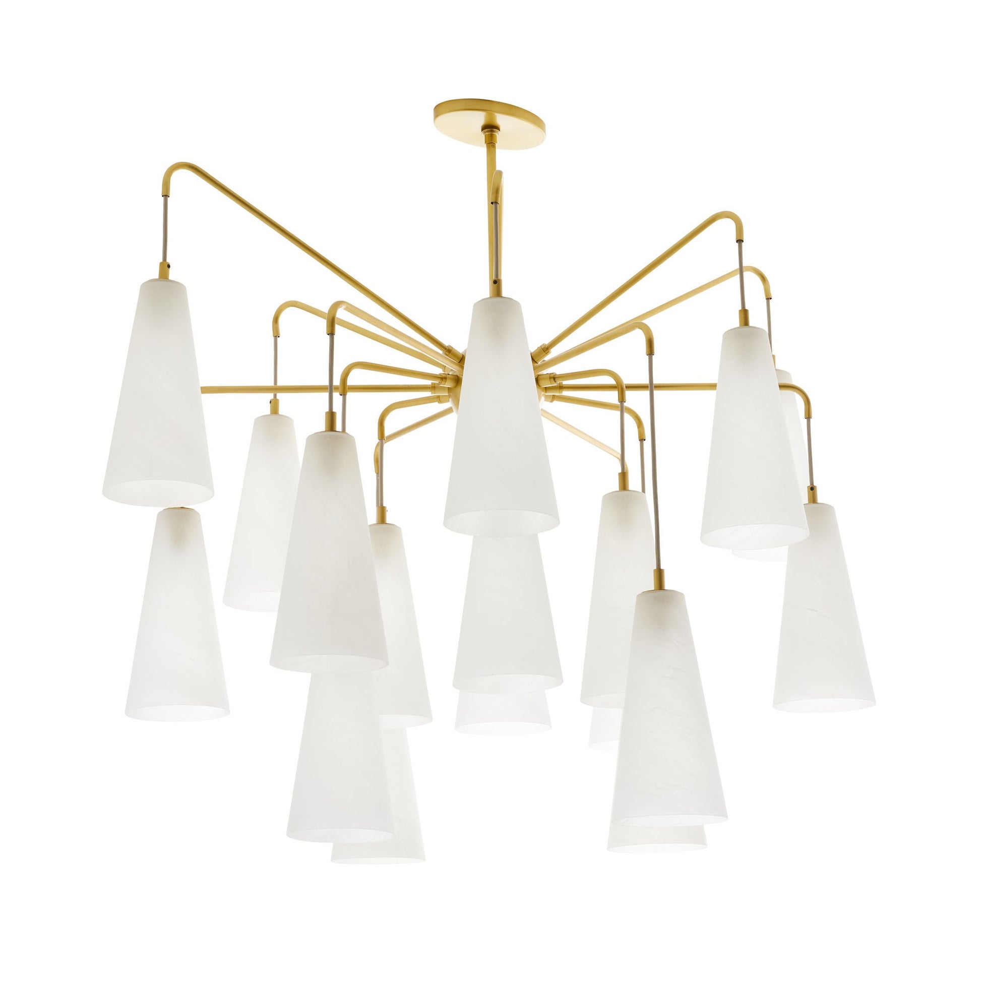 Arteriors Home Mika Chandelier White