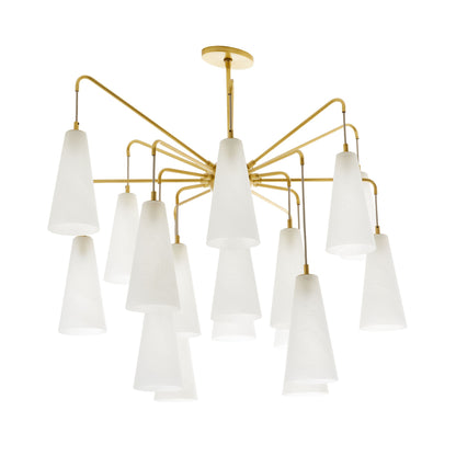 Arteriors Home Mika Chandelier White