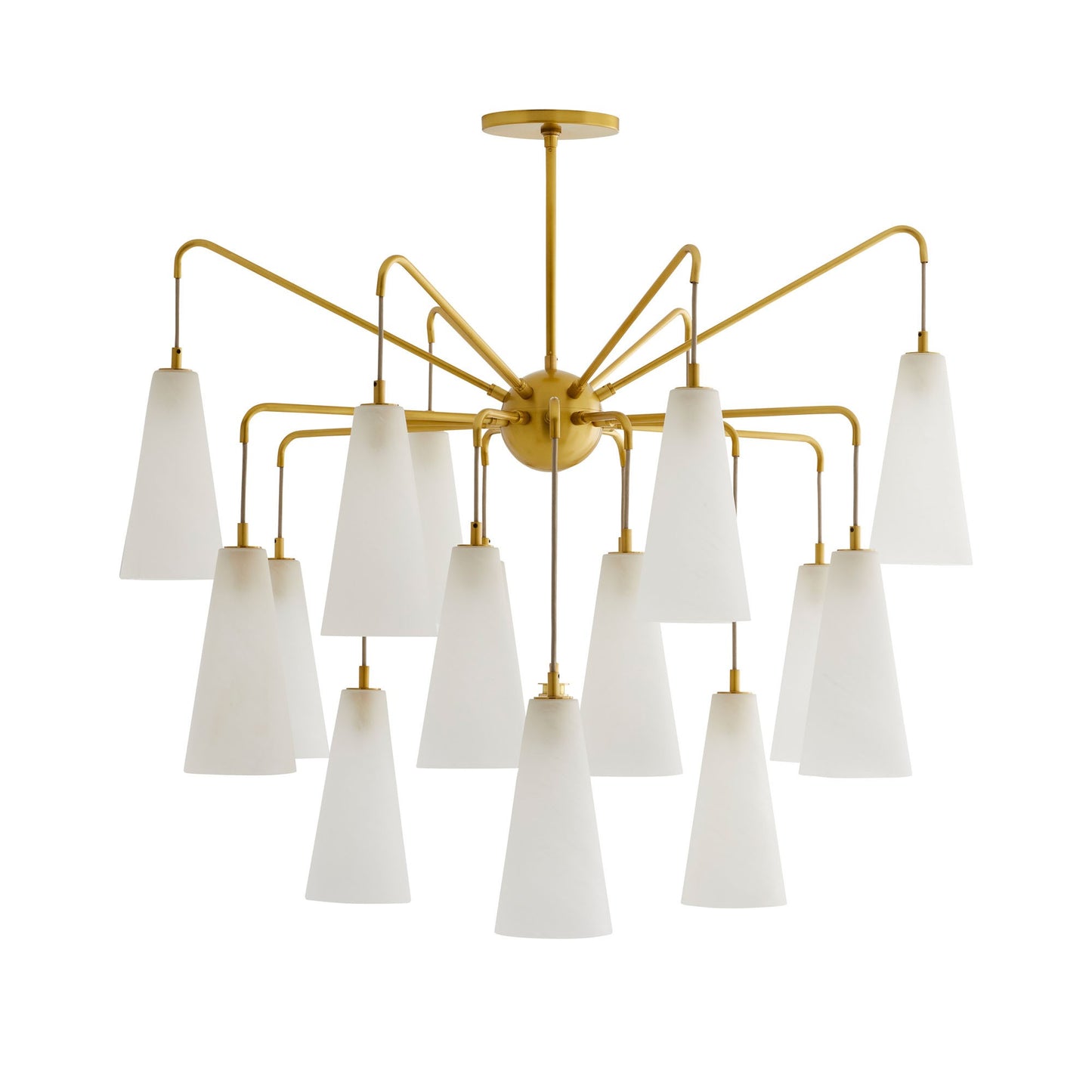 Arteriors Home Mika Chandelier White