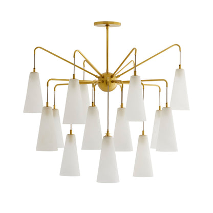 Arteriors Home Mika Chandelier White