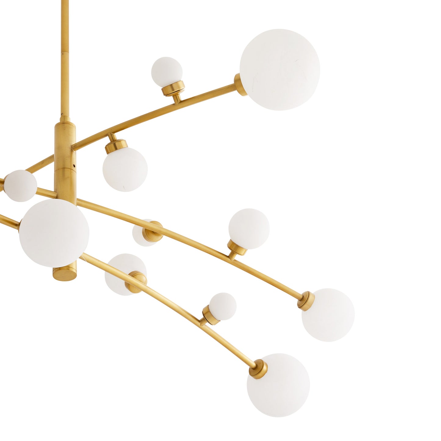 Arteriors Home Maser Chandelier Antique Brass
