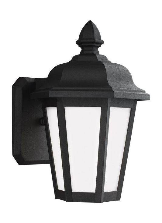 Generation Lighting Brentwood Small One Light Outdoor Wall Lantern Black