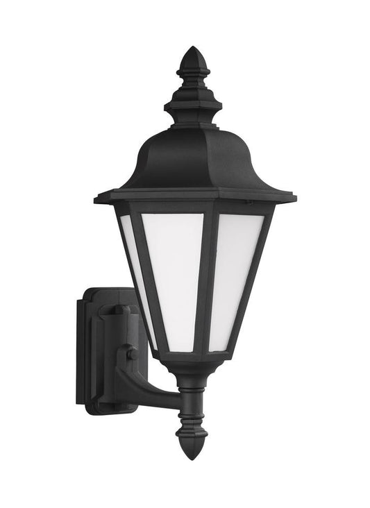 Generation Lighting Brentwood Medium Uplight One Light Outdoor Wall  Black