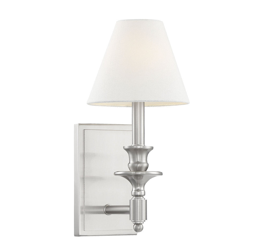 Savoy House Washburn Wall Sconce Satin Nickel