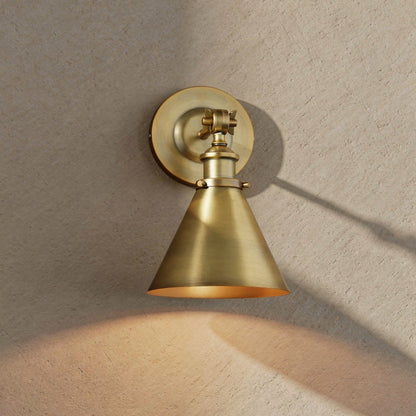Glenn 1-Light Adjustable Wall Sconce in Classic Bronze