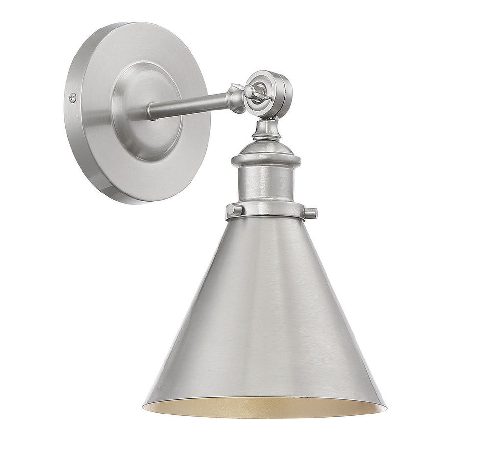 Savoy House Glenn Wall Sconce Satin Nickel