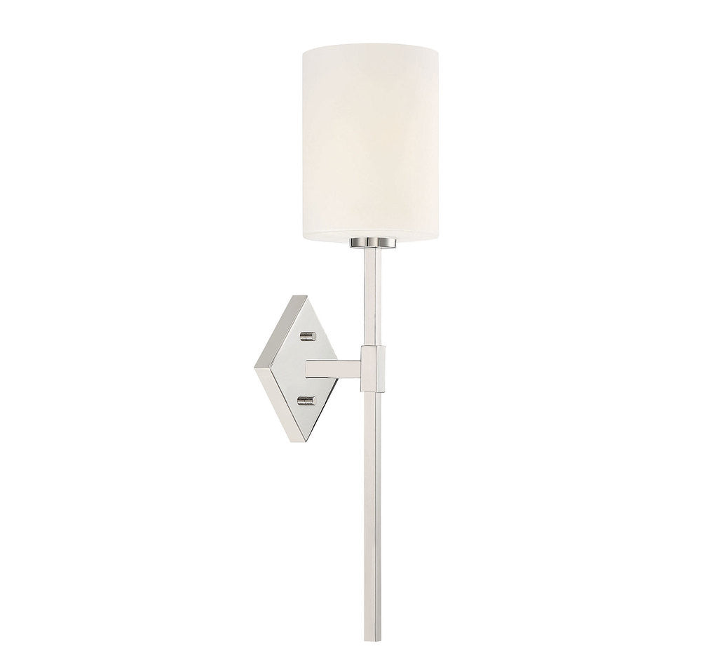 Savoy House Destin Wall Sconce Polished Nickel