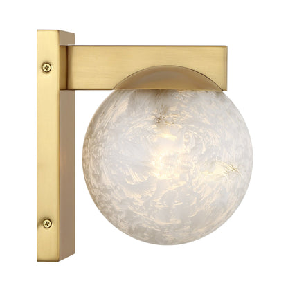 Darien 1-Light Wall Sconce Warm Brass