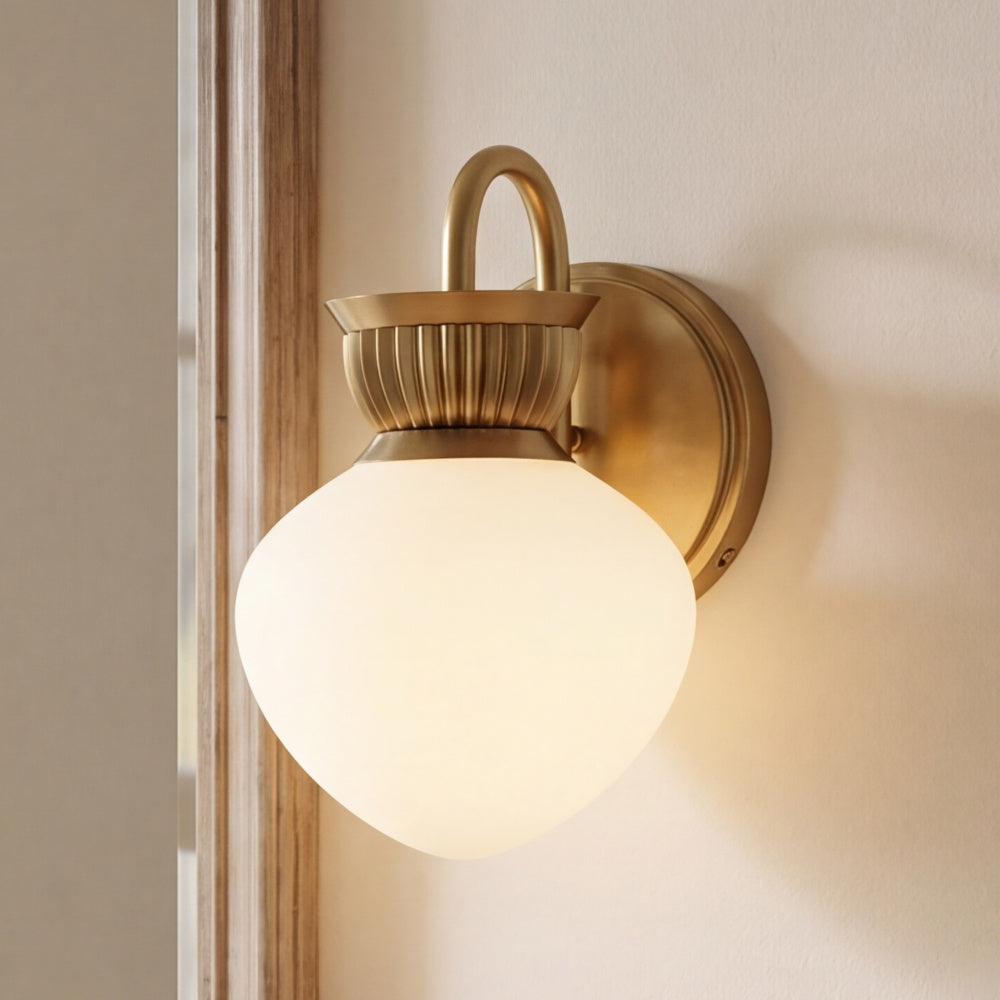 Savoy House Melbourne 1-Light Wall Sconce - Noble Brass