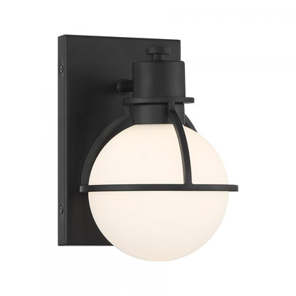 Savoy House Pierce 1-Light Wall Sconce - Matte Black