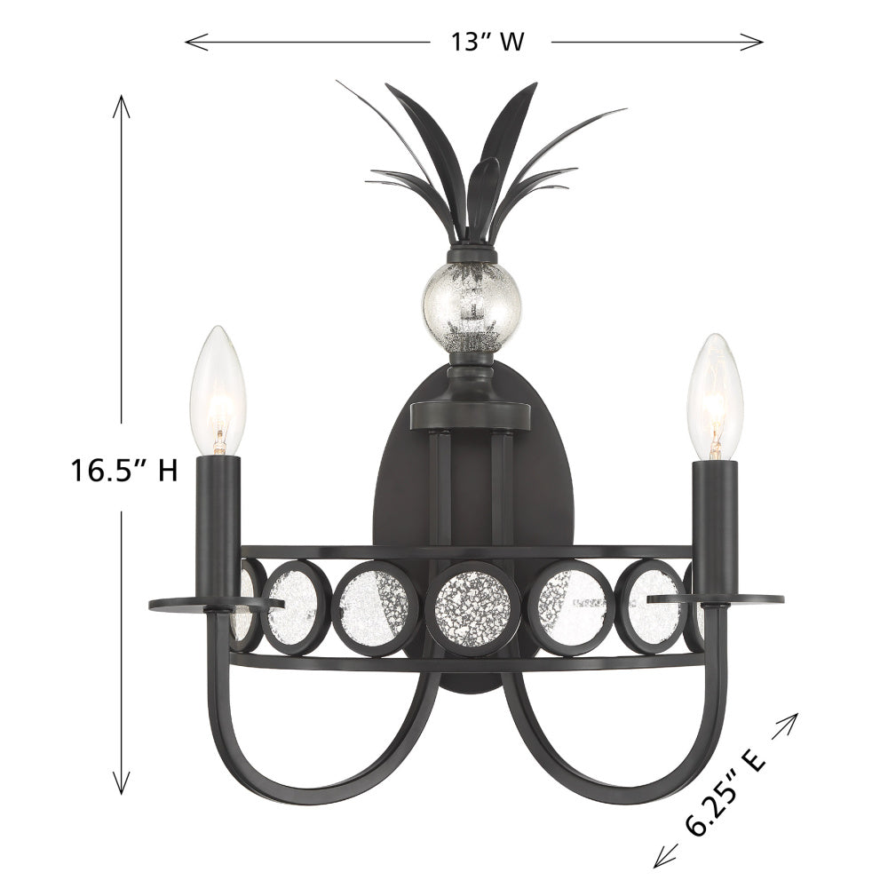 hearst 2 light wall sconce in 9 1207 2 128