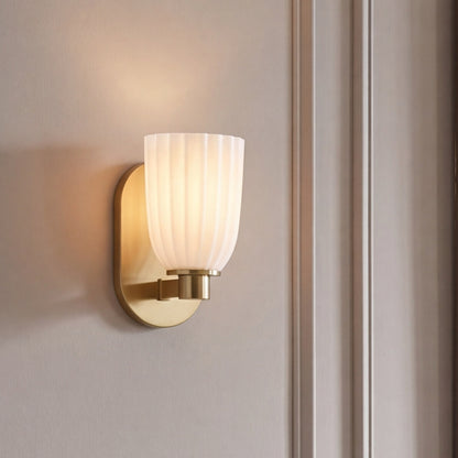 Savoy House Baldwin 1-Light Wall Wall Sconce - Noble Brass