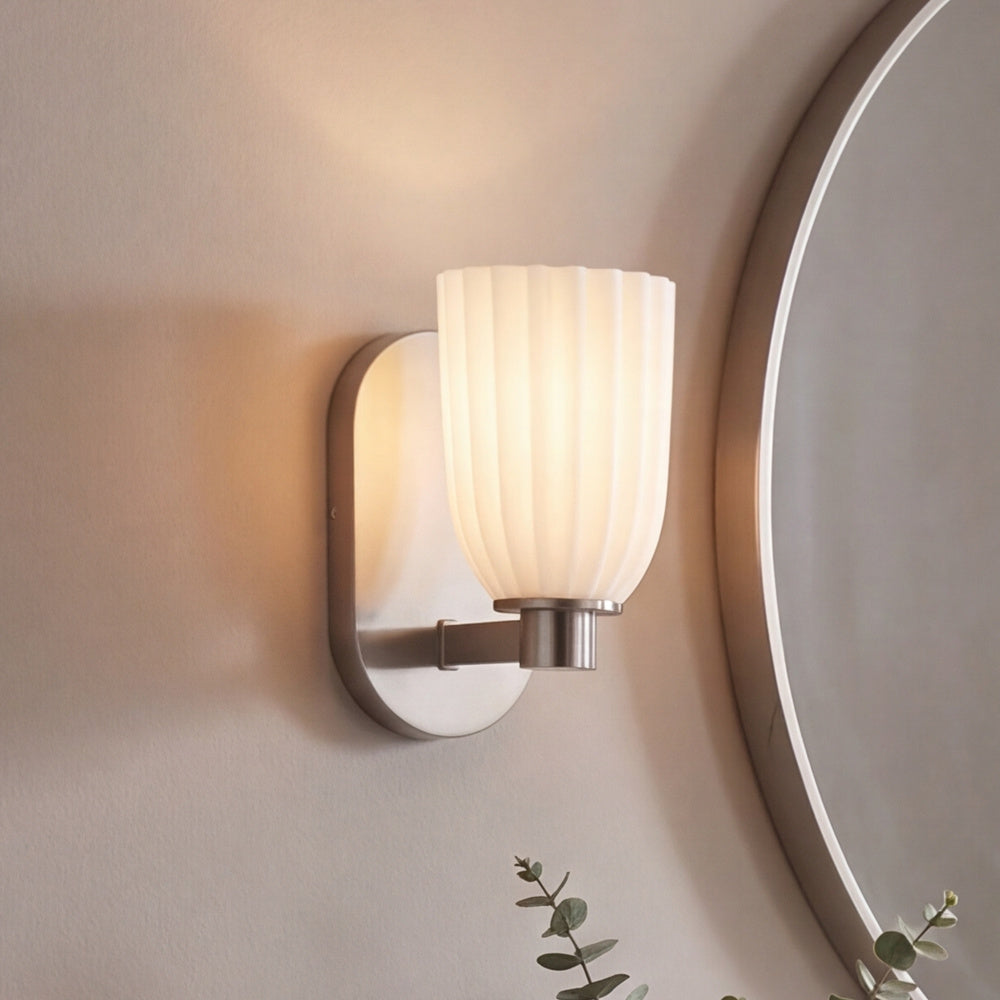 Savoy House Baldwin 1-Light Wall Wall Sconce - Satin Nickel